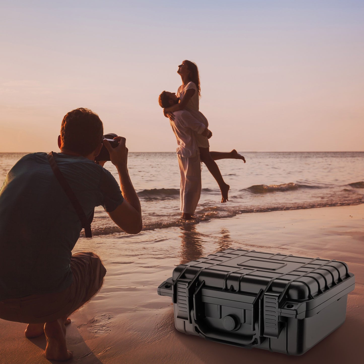 Valise Etanche Pour Appareil Photo En Coque Dure Robuste Légère