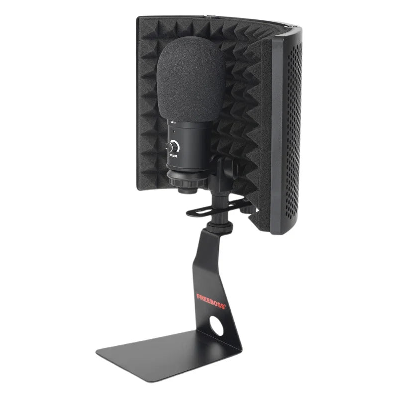 CM18 Metal Table Chat Recording Multi-Samping-Rate Cardioid Condenser Low Noise USB Computer Microphone Broadcast