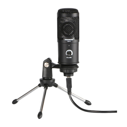 CM18 Metal Table Chat Recording Multi-Samping-Rate Cardioid Condenser Low Noise USB Computer Microphone Broadcast