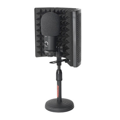 CM18 Metal Table Chat Recording Multi-Samping-Rate Cardioid Condenser Low Noise USB Computer Microphone Broadcast